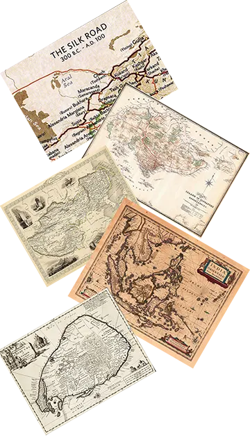 map met Azië landen