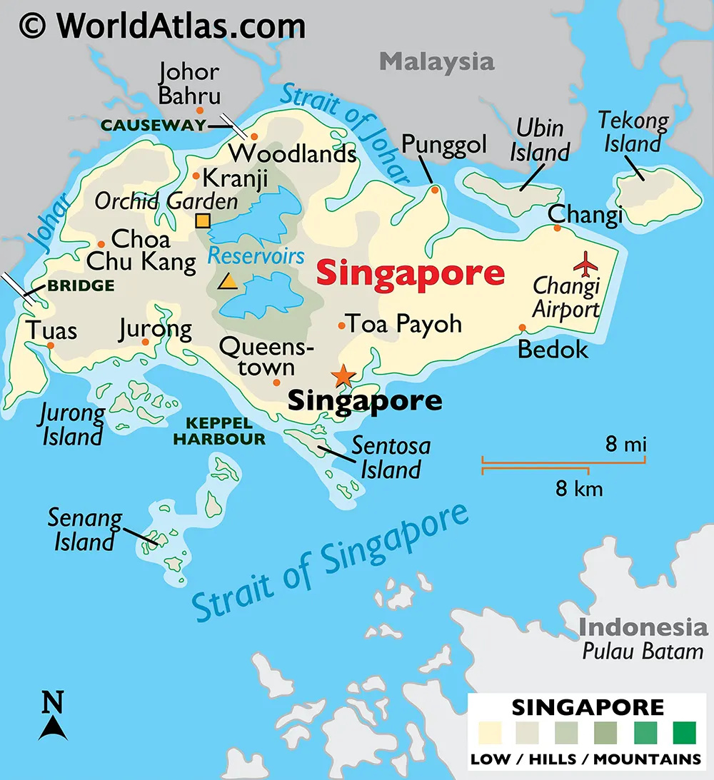 Map Singapore