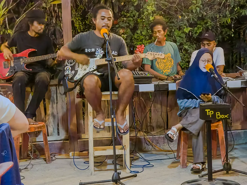 Optreden lokale band